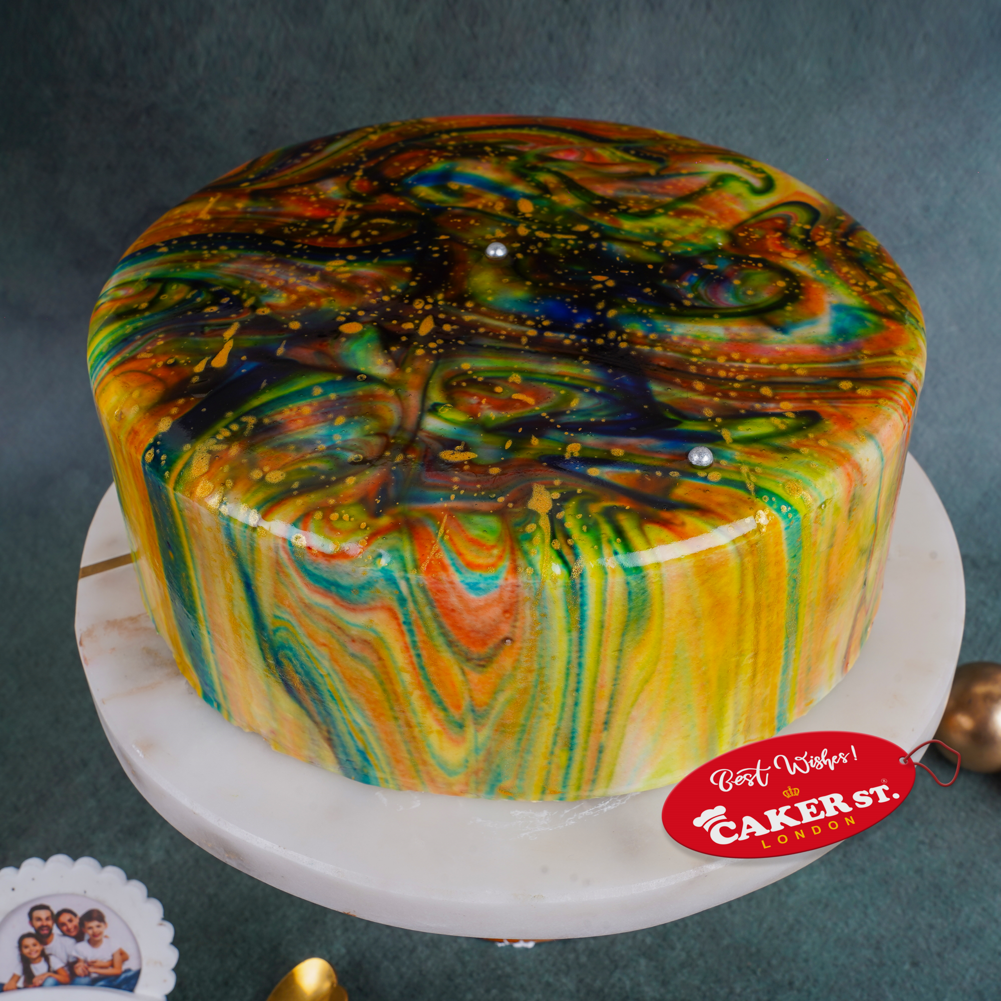 Magic Marble Cake 