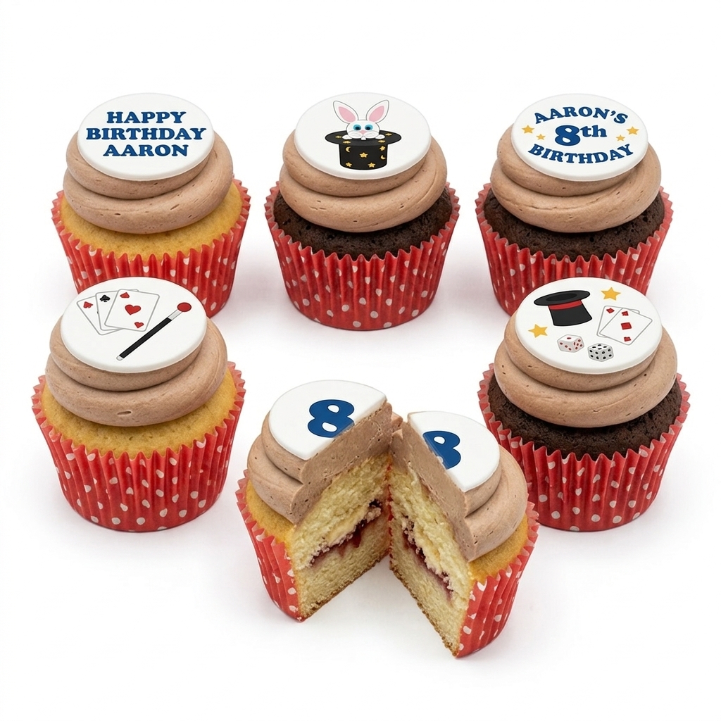 Magic Theme Birthday Cupcakes
