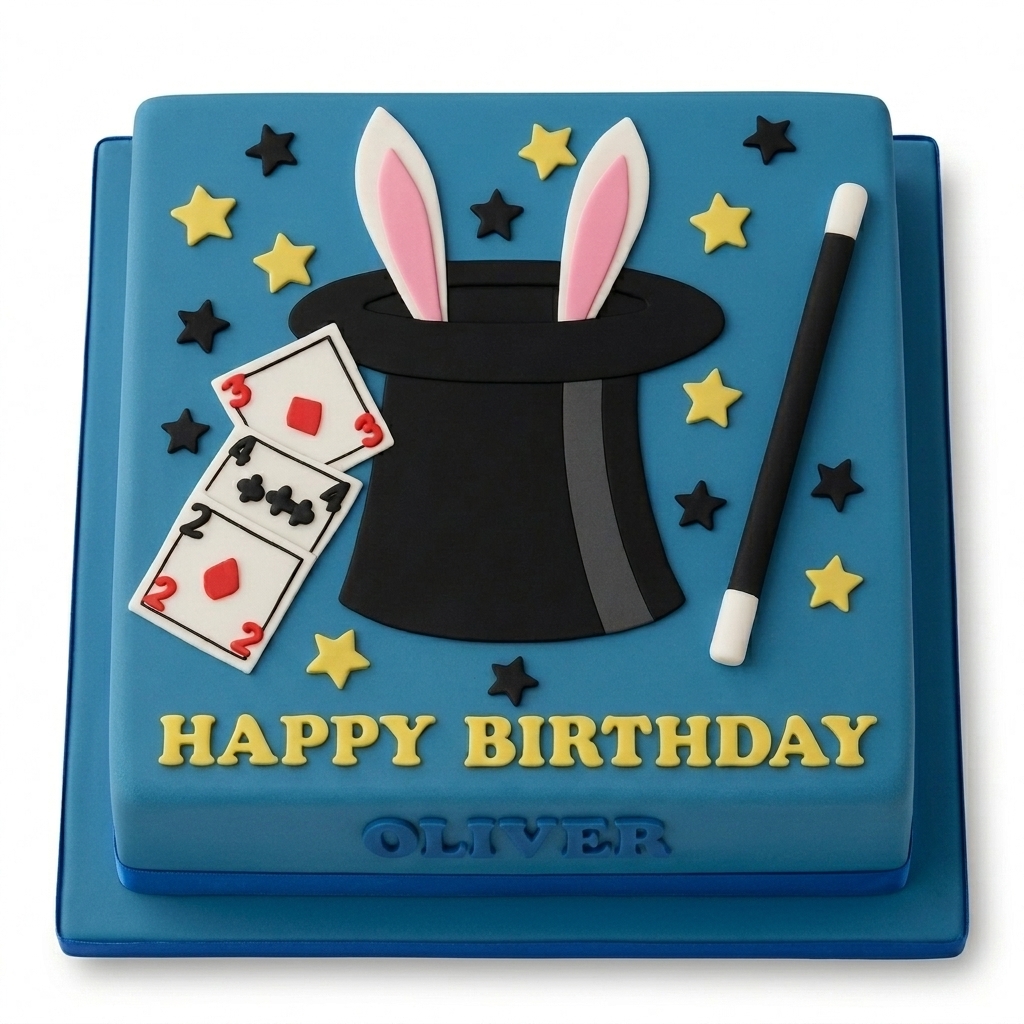 Magic Show Birthday Cake