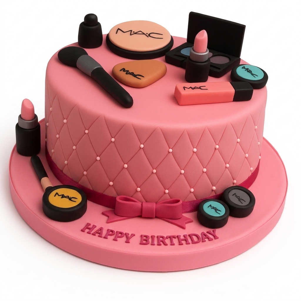 MAC Makeup Birthday Cake for Her
