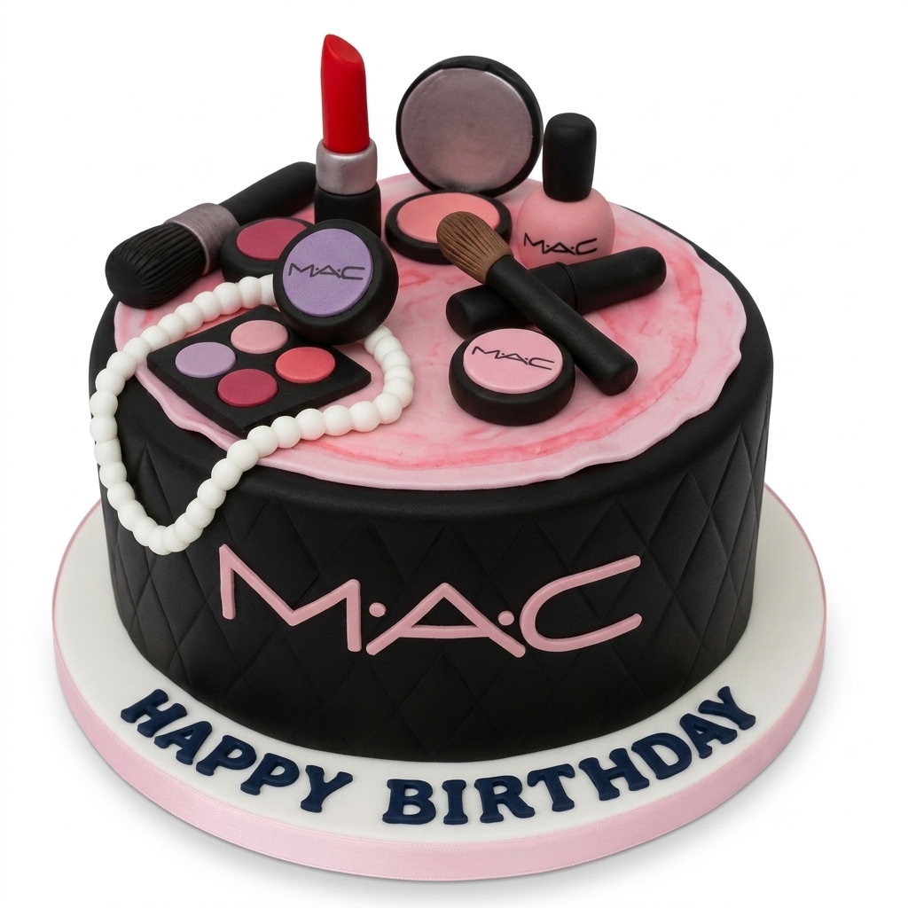 MAC Makeup Birthday Cake