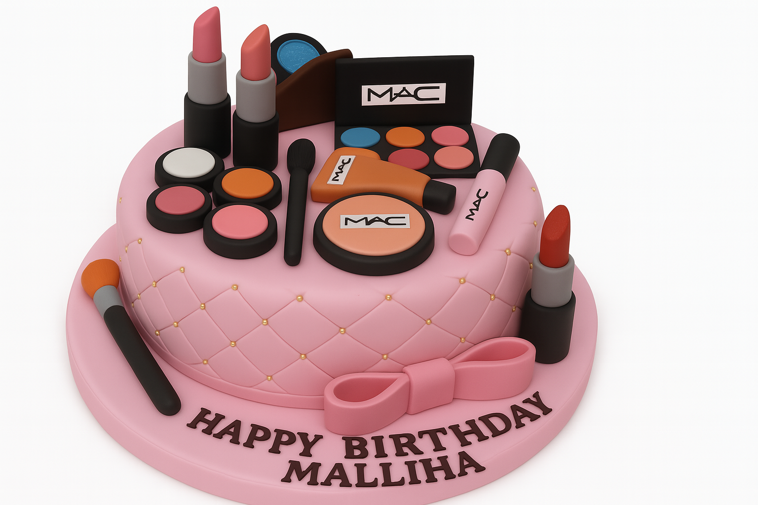 Makeup fashion Birthday  Cake