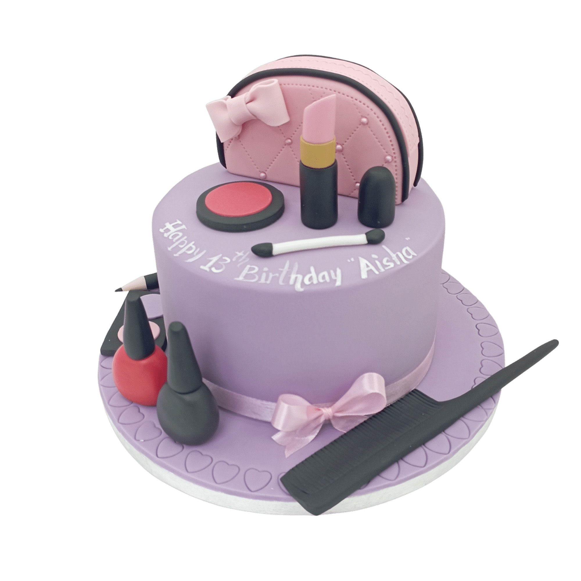 Makeup themed Birthday Cake for daughter