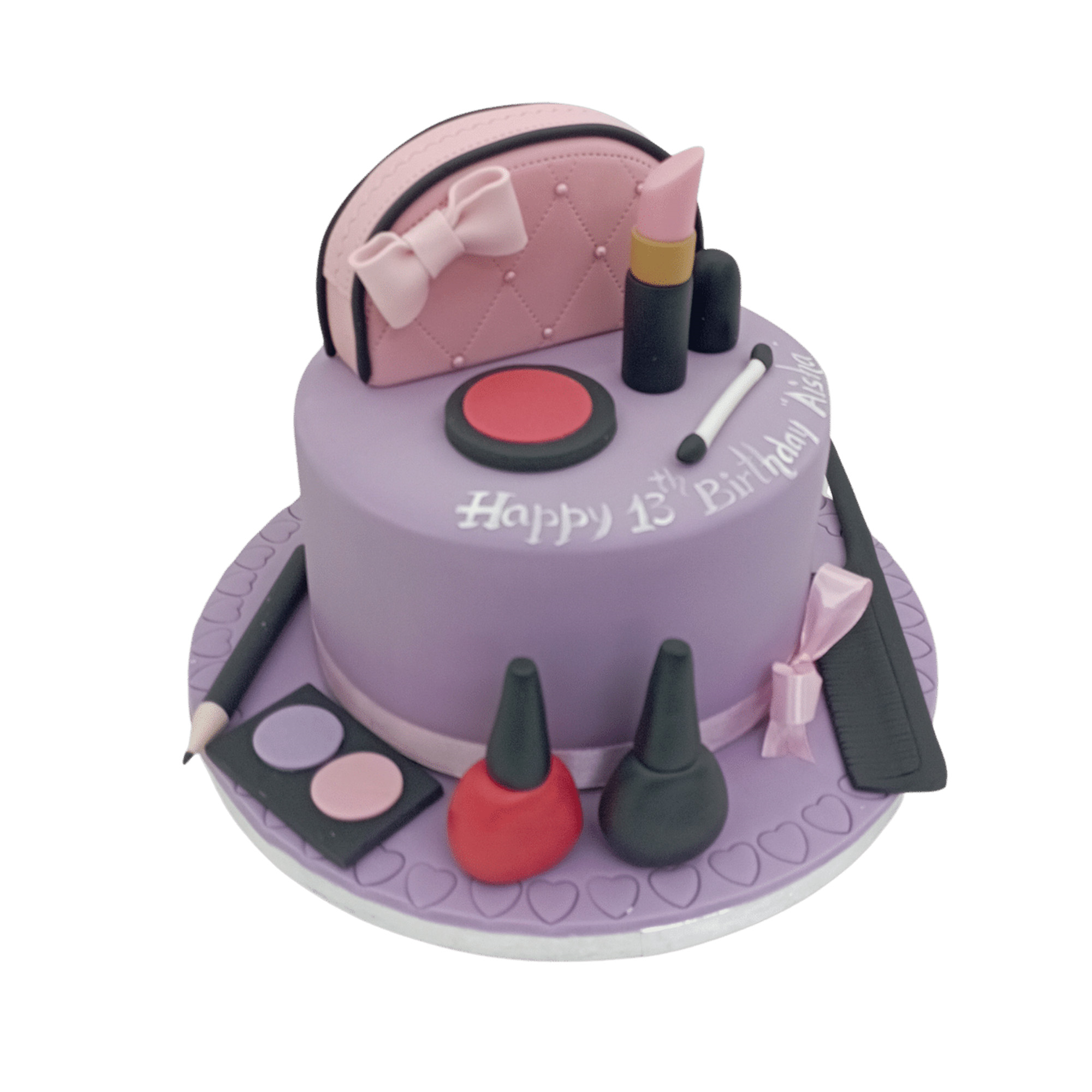 Makeup themed Birthday Cake for daughter