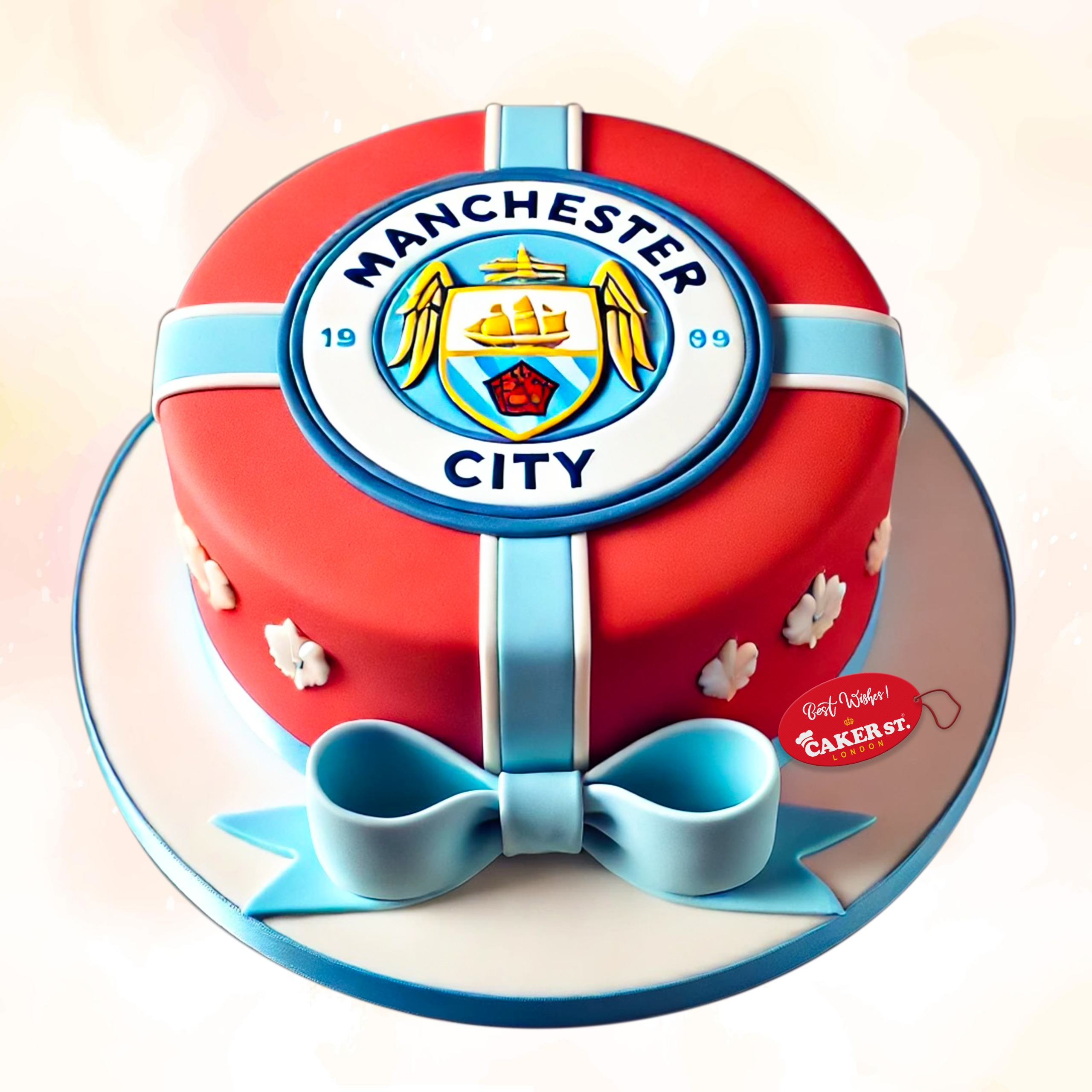 Manchester City Football Cake For Him