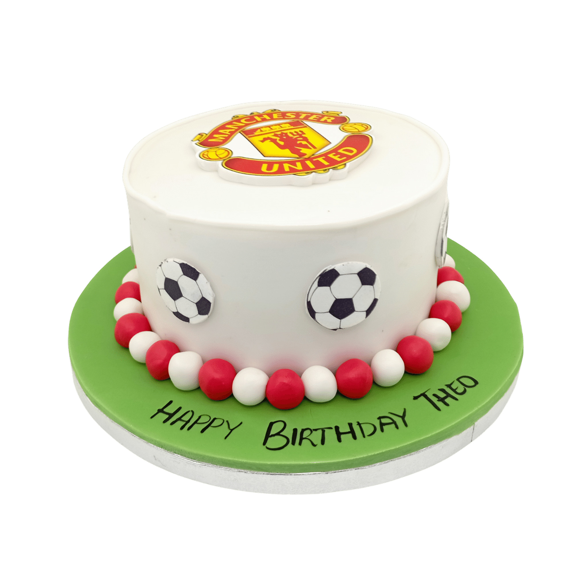Manchester United Football Birthday Cake