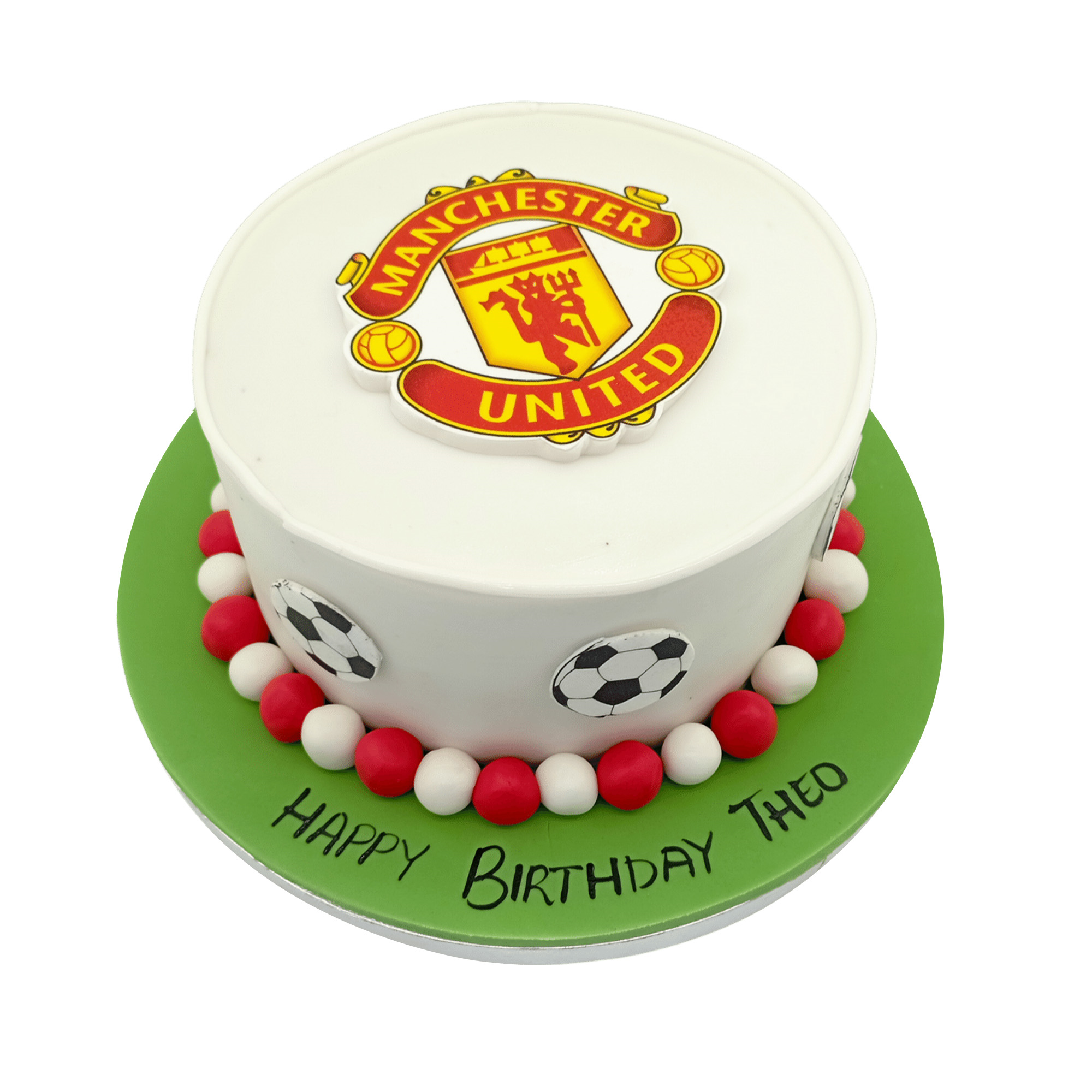 Manchester United Football Birthday Cake