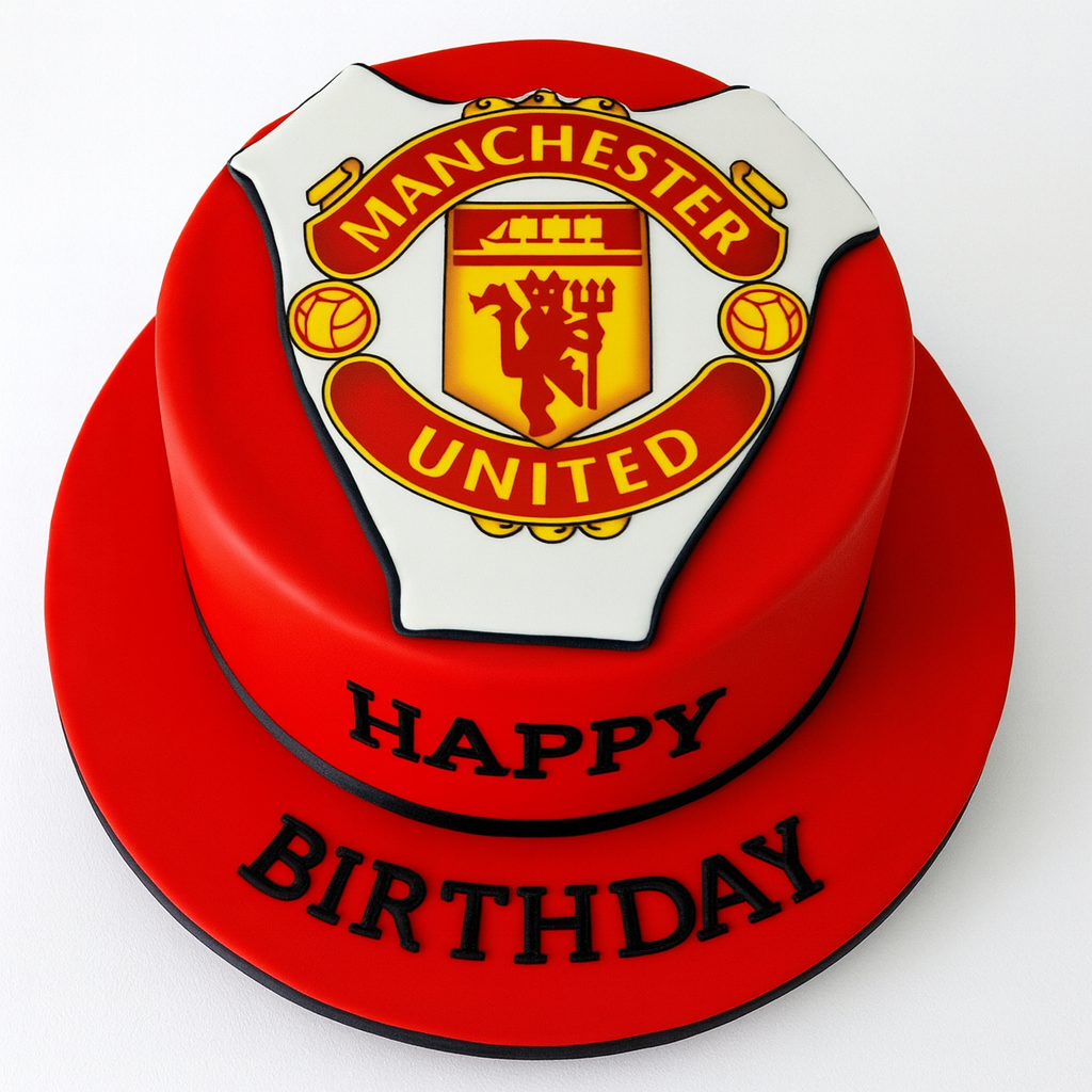 Manchester United Theme Cake