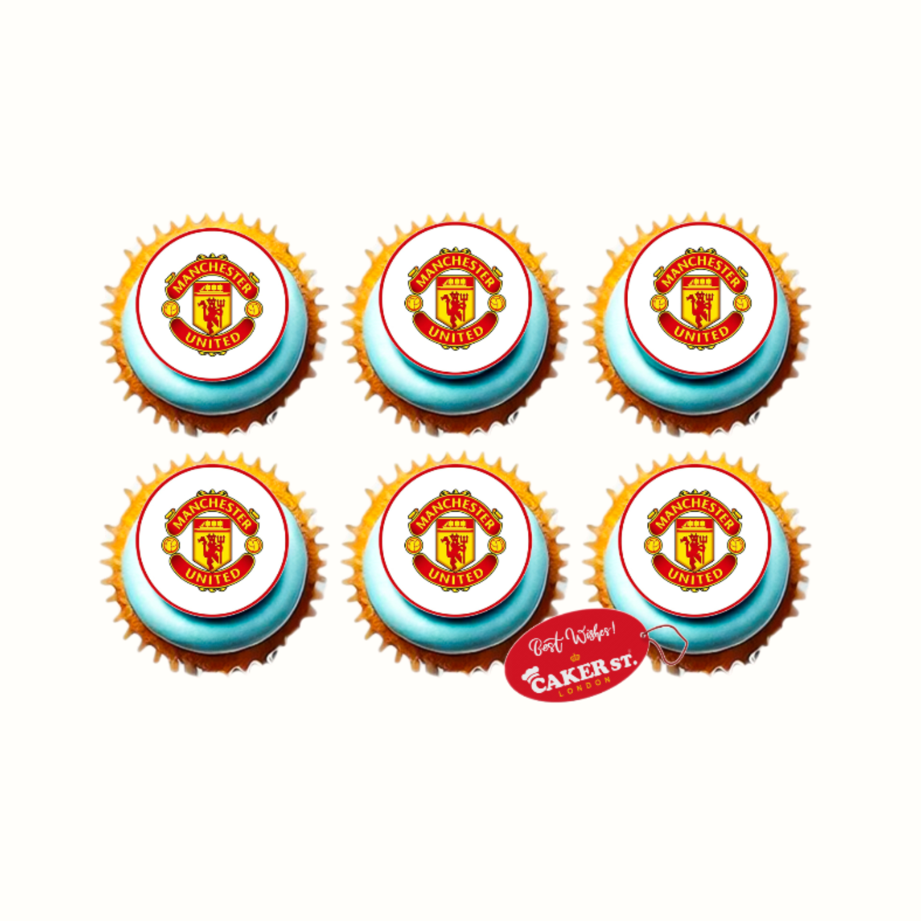 Manchester United Theme Cupcakes