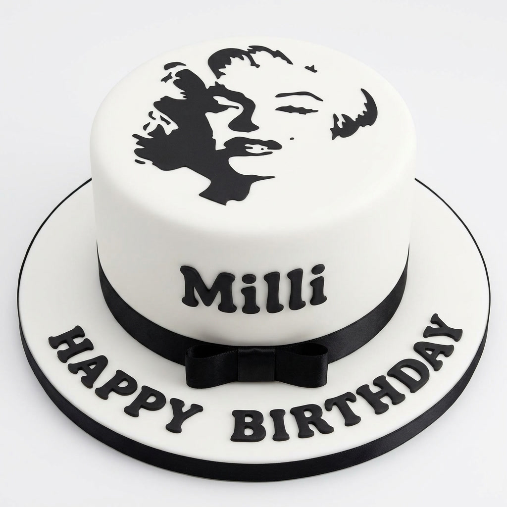 Marilyn Monroe Birthday Cake for Her