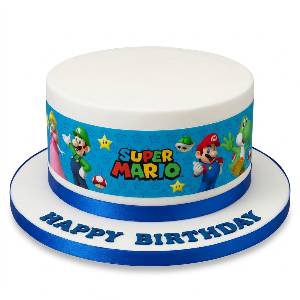Super Mario Birthday Cake