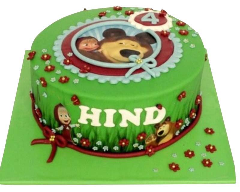 Marsha And Bear Cake