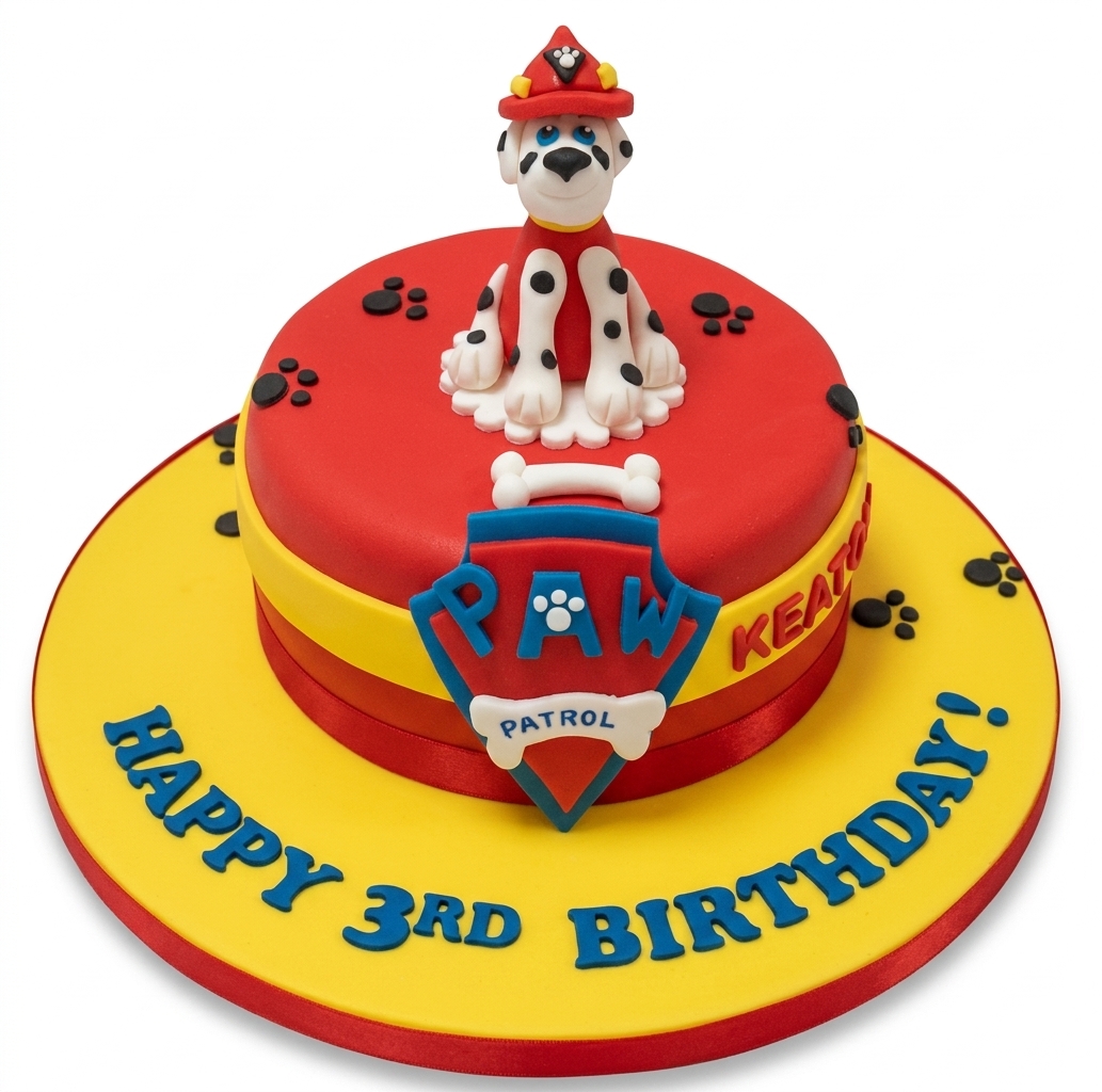 Paw Patrol Marshall Birthday Cake for Kids