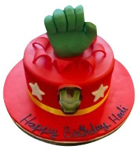 Marvel Avengers Superheroes Themed Birthday Cake