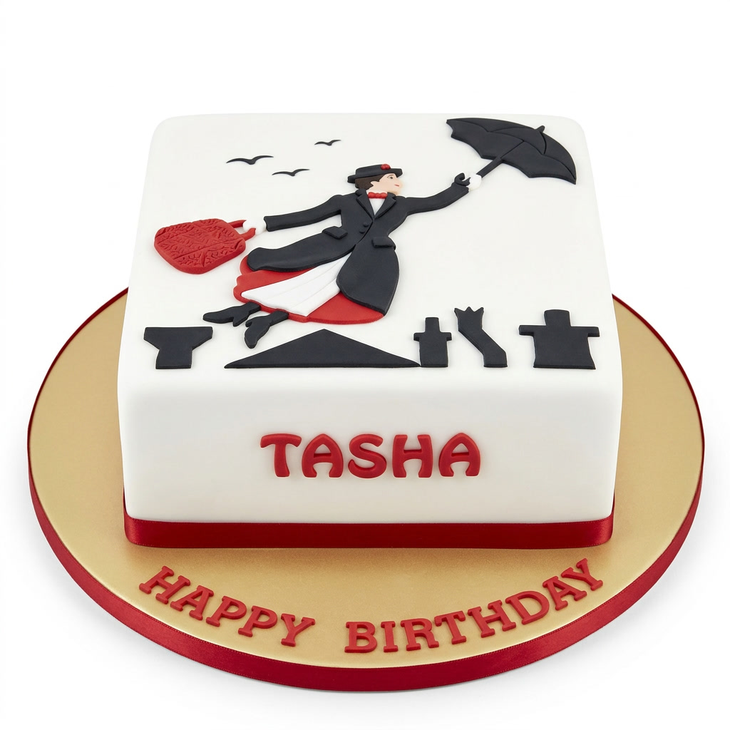 Mary Poppins Theme Birthday Cake