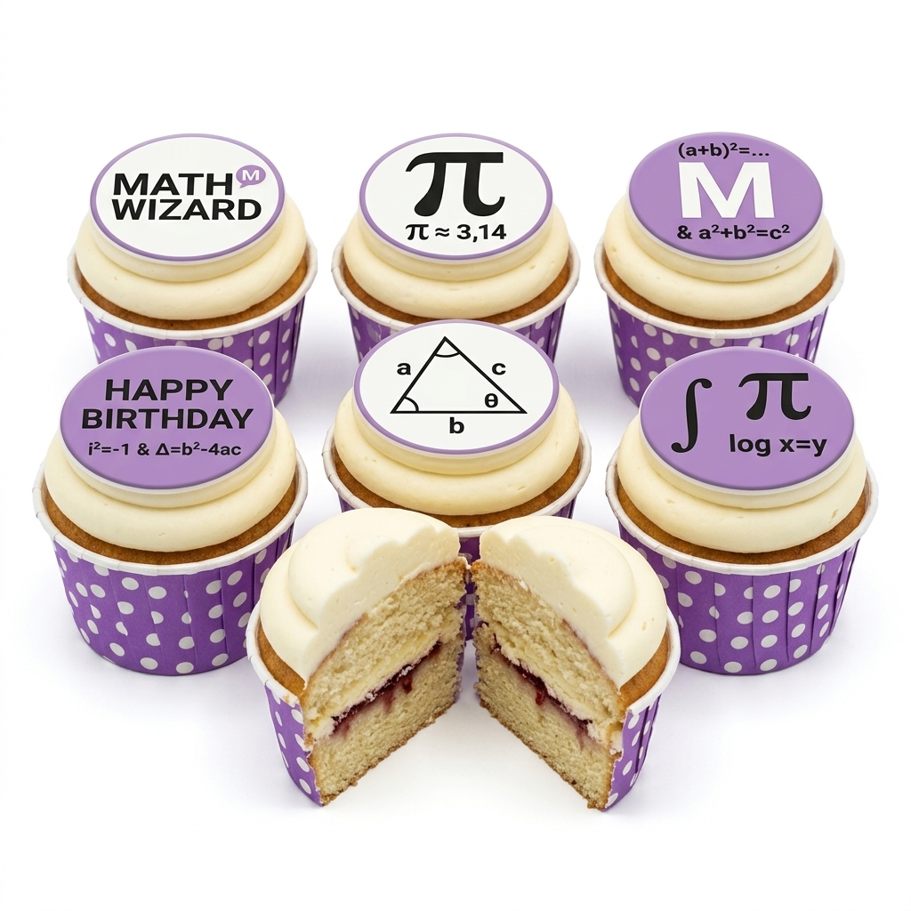 Maths Wizard Birthday Cupcakes