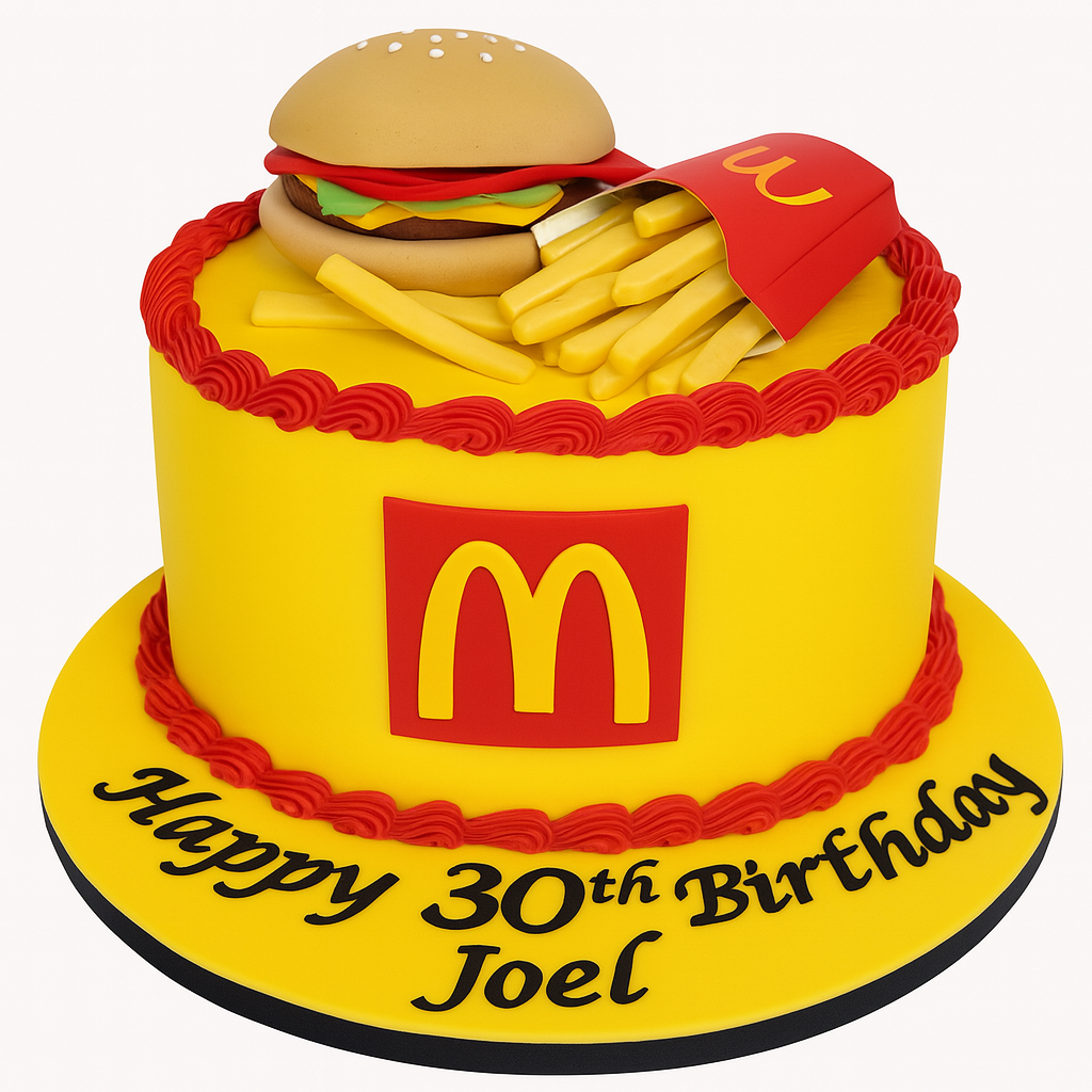 McDonalds Burger Fast food Cake