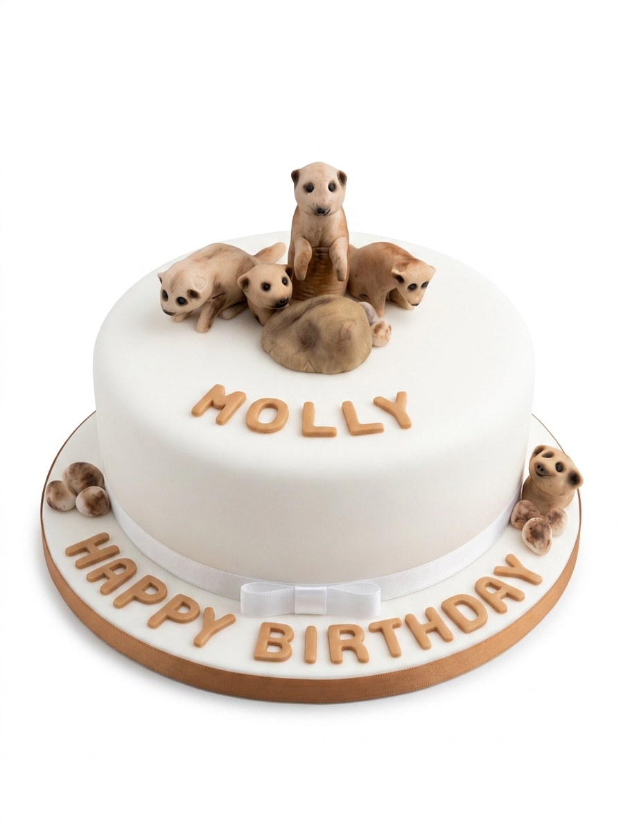 Meerkat Birthday Cake