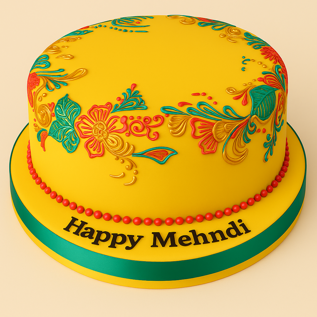 Mehndi Cake