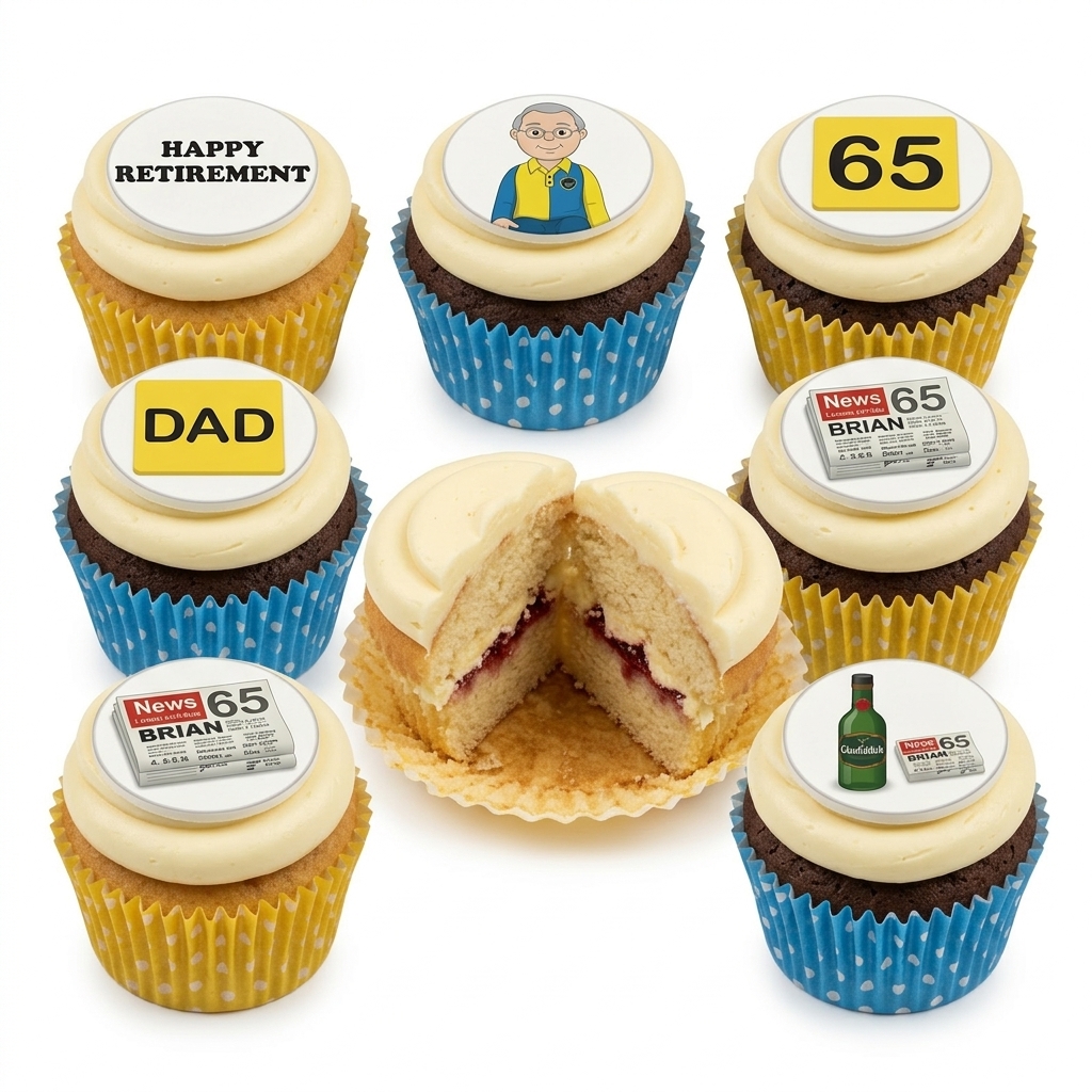 Retirement Celebration Cupcakes for Him
