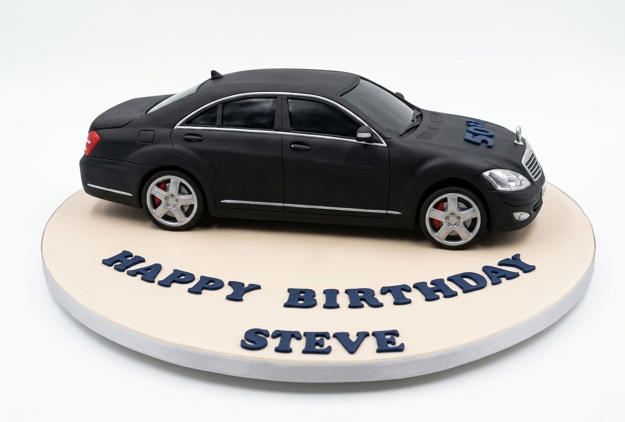 Luxury Car Birthday Cake for Men