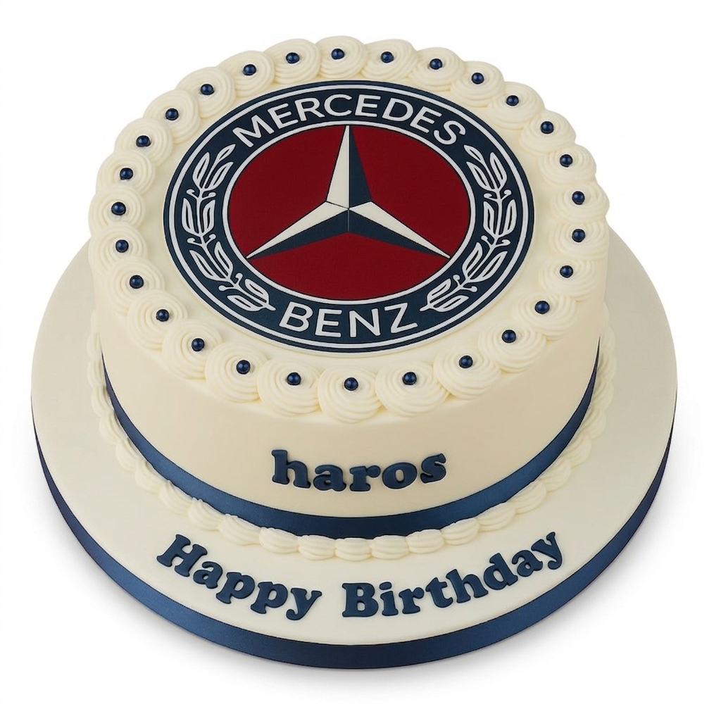 Mercedes Birthday Cake