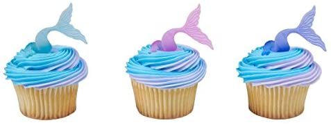 Mermaid Theme Cupcakes - Pack of 6