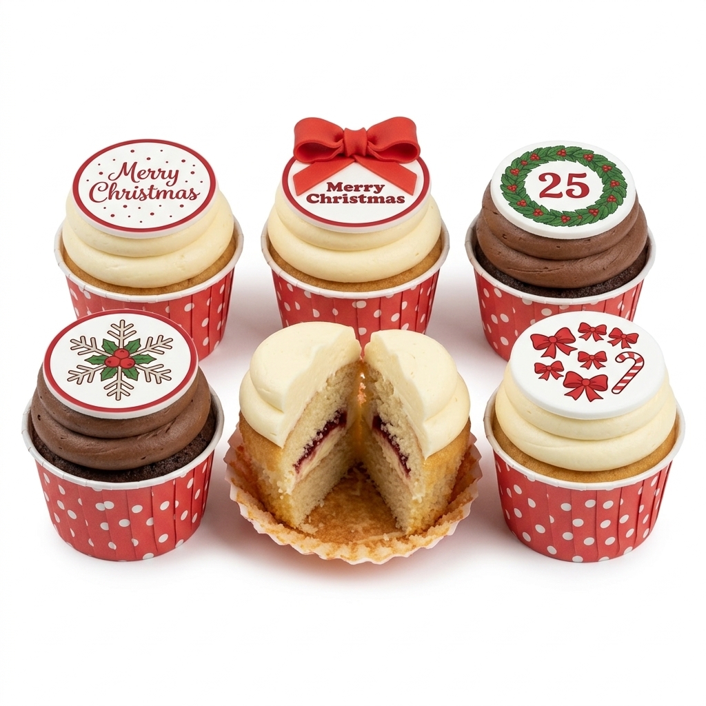 Merry Christmas Cupcakes