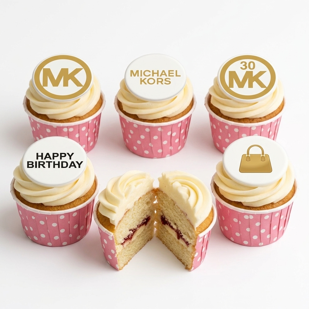 Michael Kors Designer Birthday Cupcakes