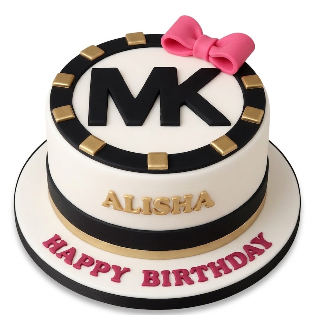 MK Style Designer Birthday Cake for Her
