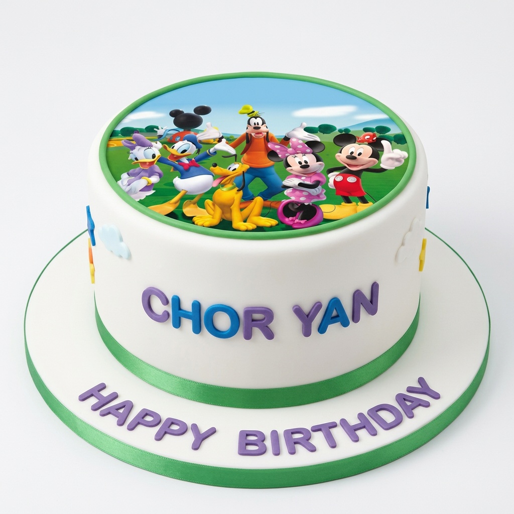 Mickey Mouse & Friends Kids Birthday Cake