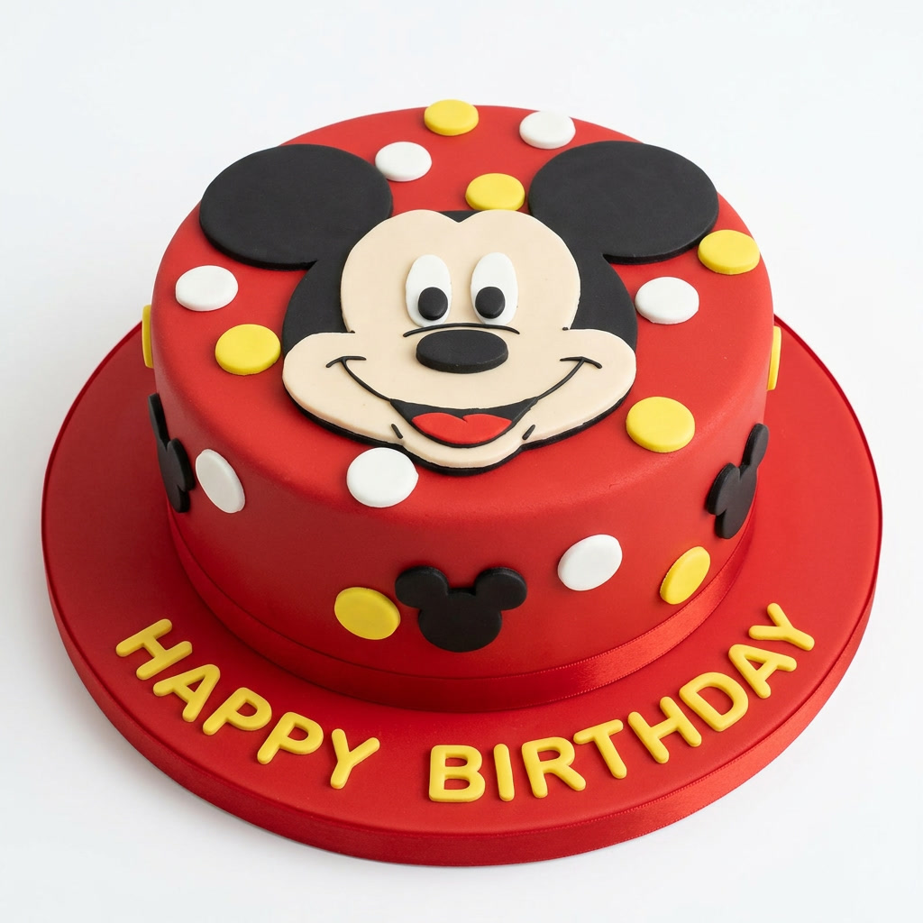 Mickey Mouse Birthday Cake