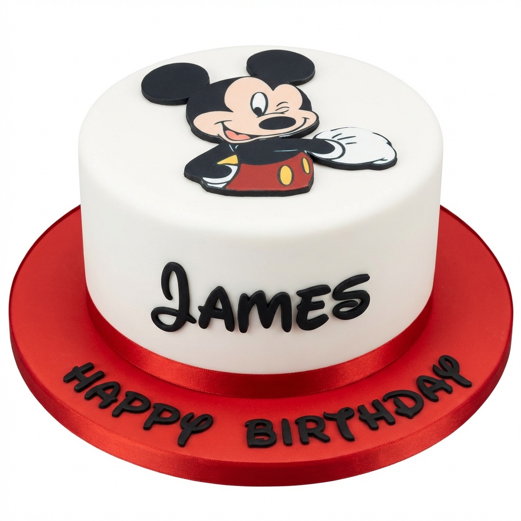 Mickey Mouse Birthday Cake