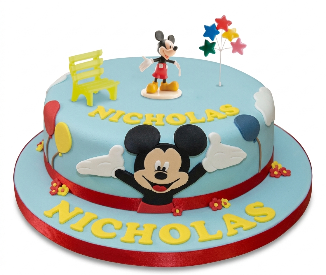 Mickey Mouse Kids Birthday Cake
