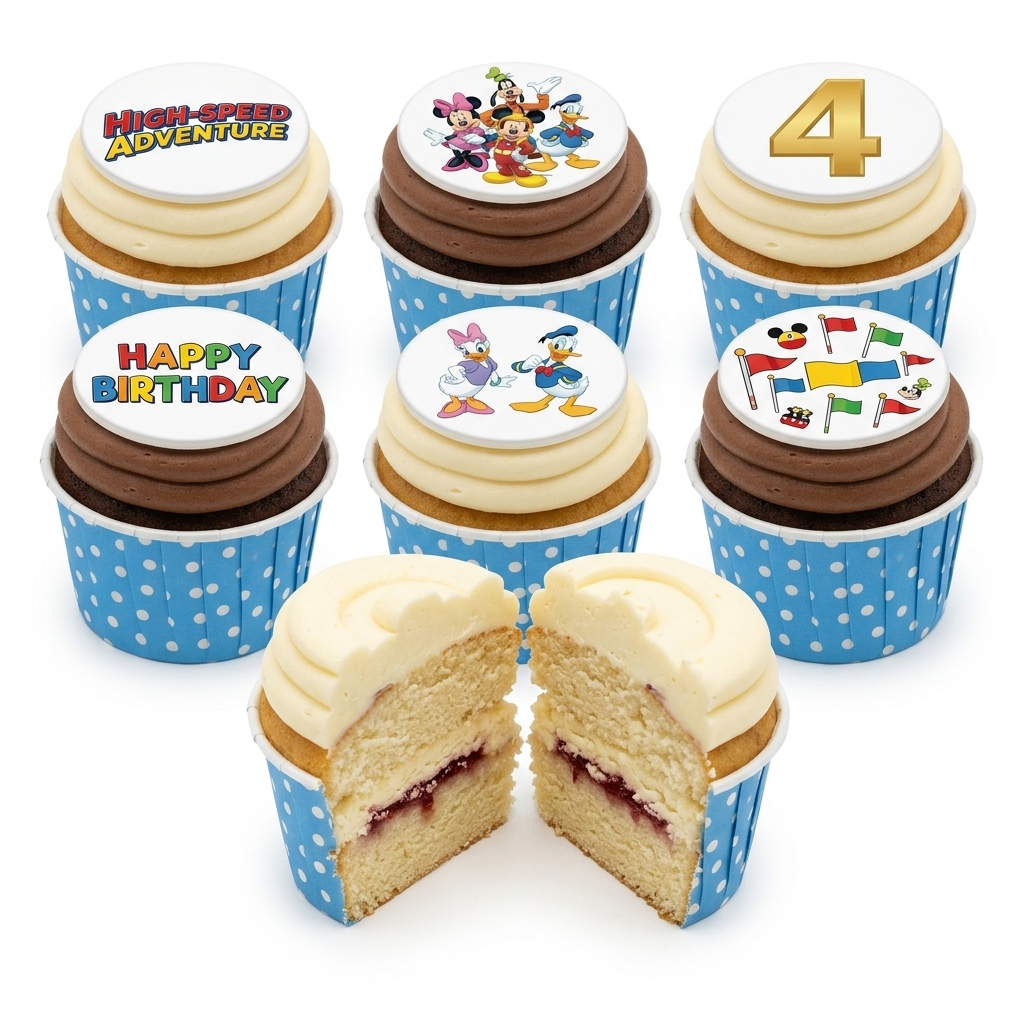 Mickey Mouse & Friends Birthday Cupcakes