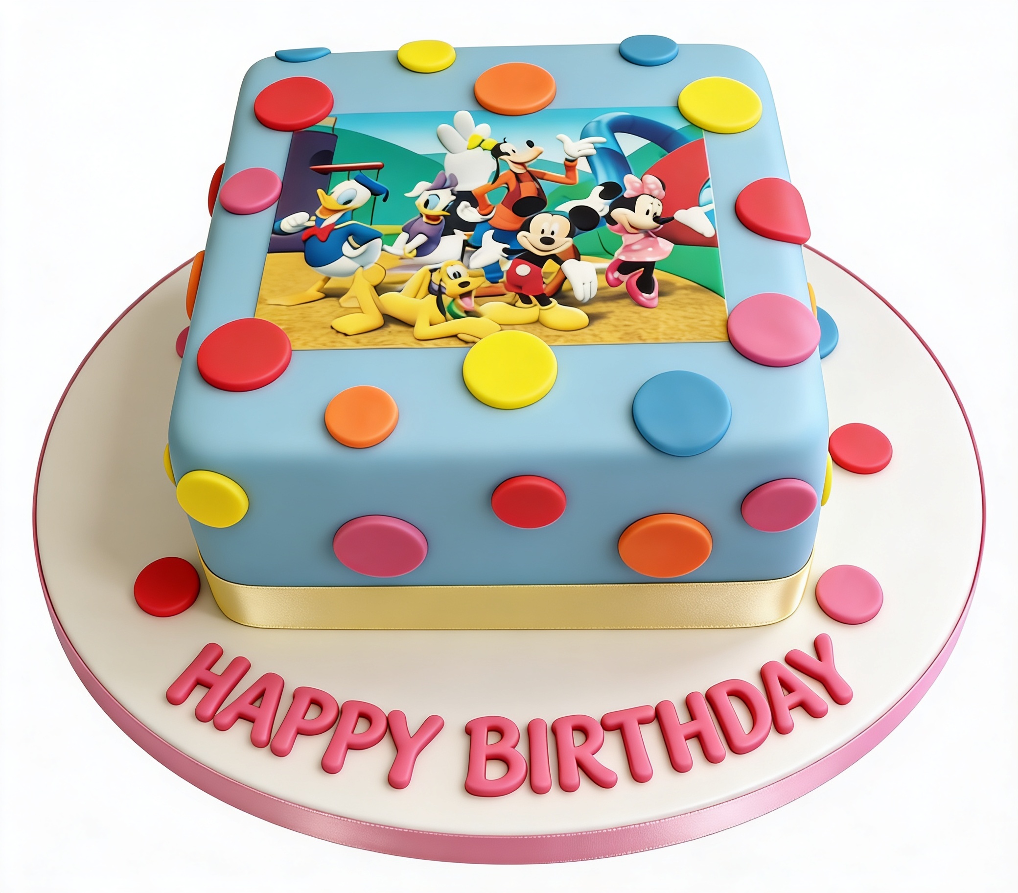 Mickey Mouse & Friends Kids Birthday Cake