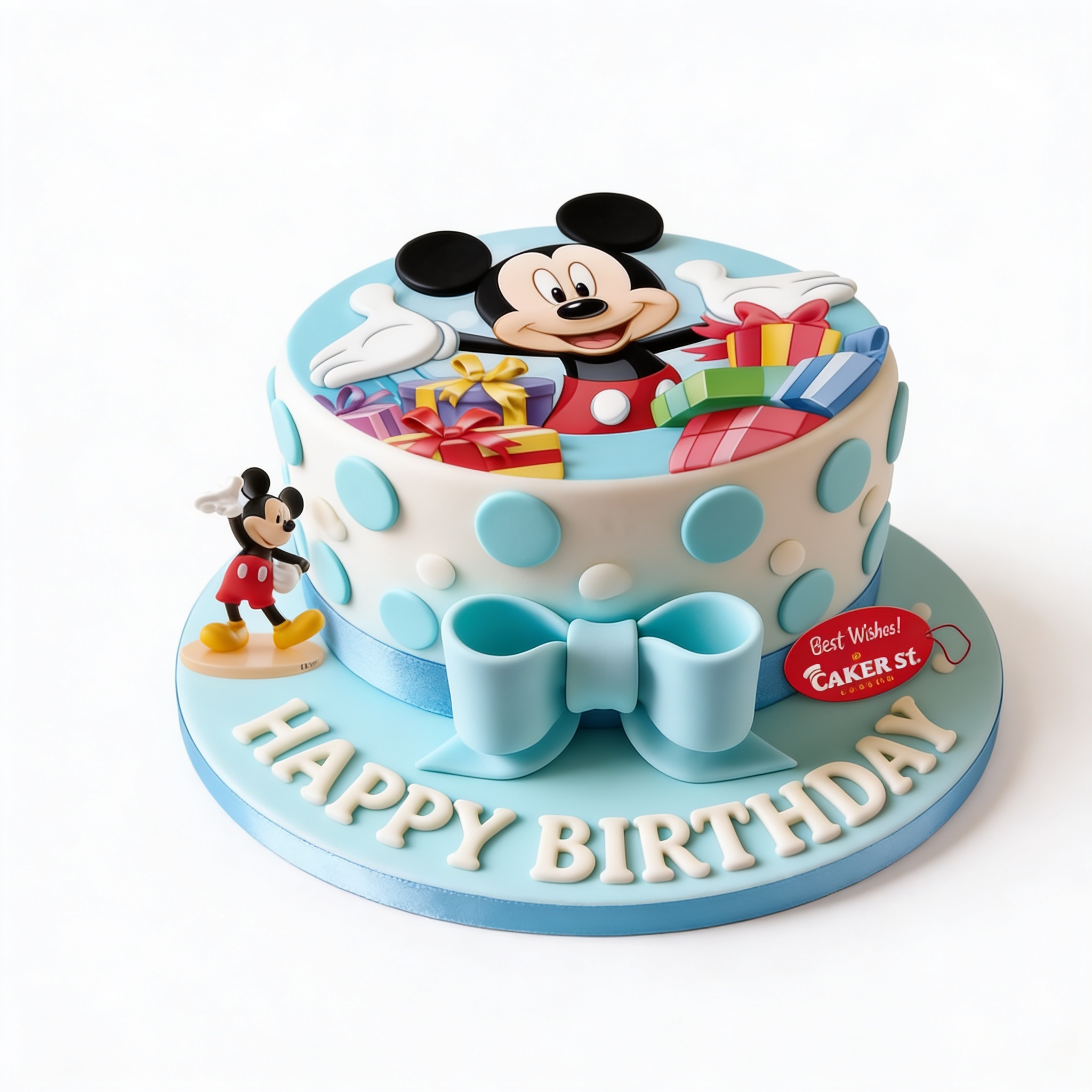 Mickey Mouse Birthday Cake with Presents