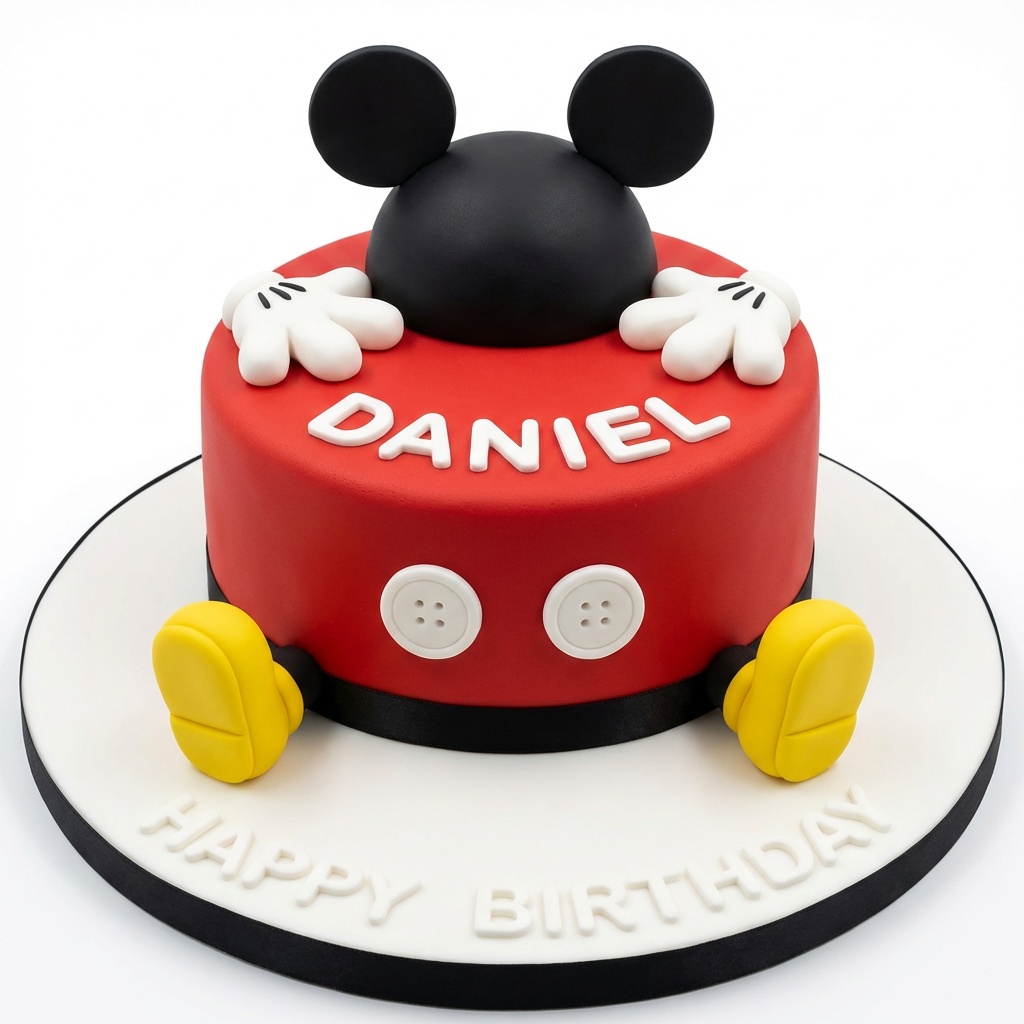 Mickey Mouse Birthday Cake