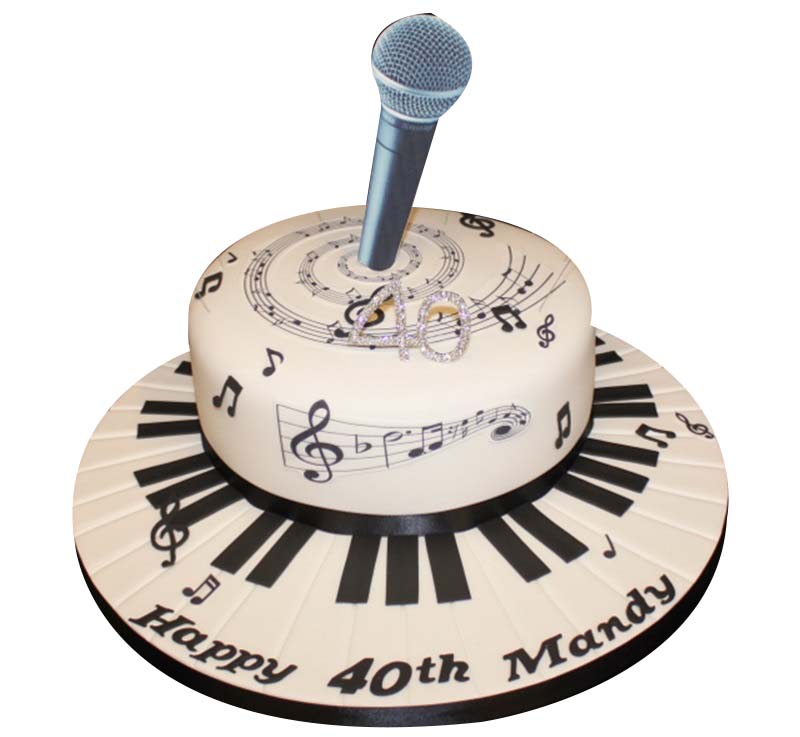Microphone Cake