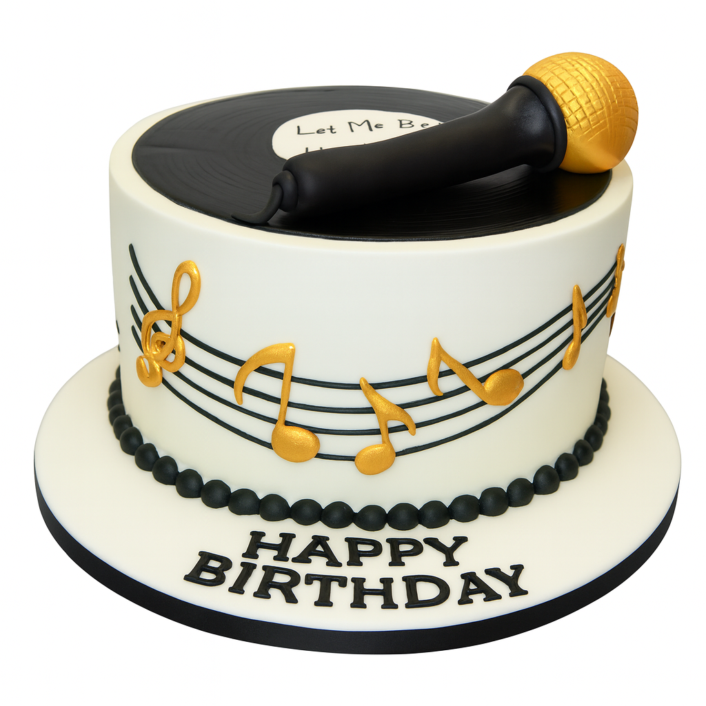 Microphone Cake