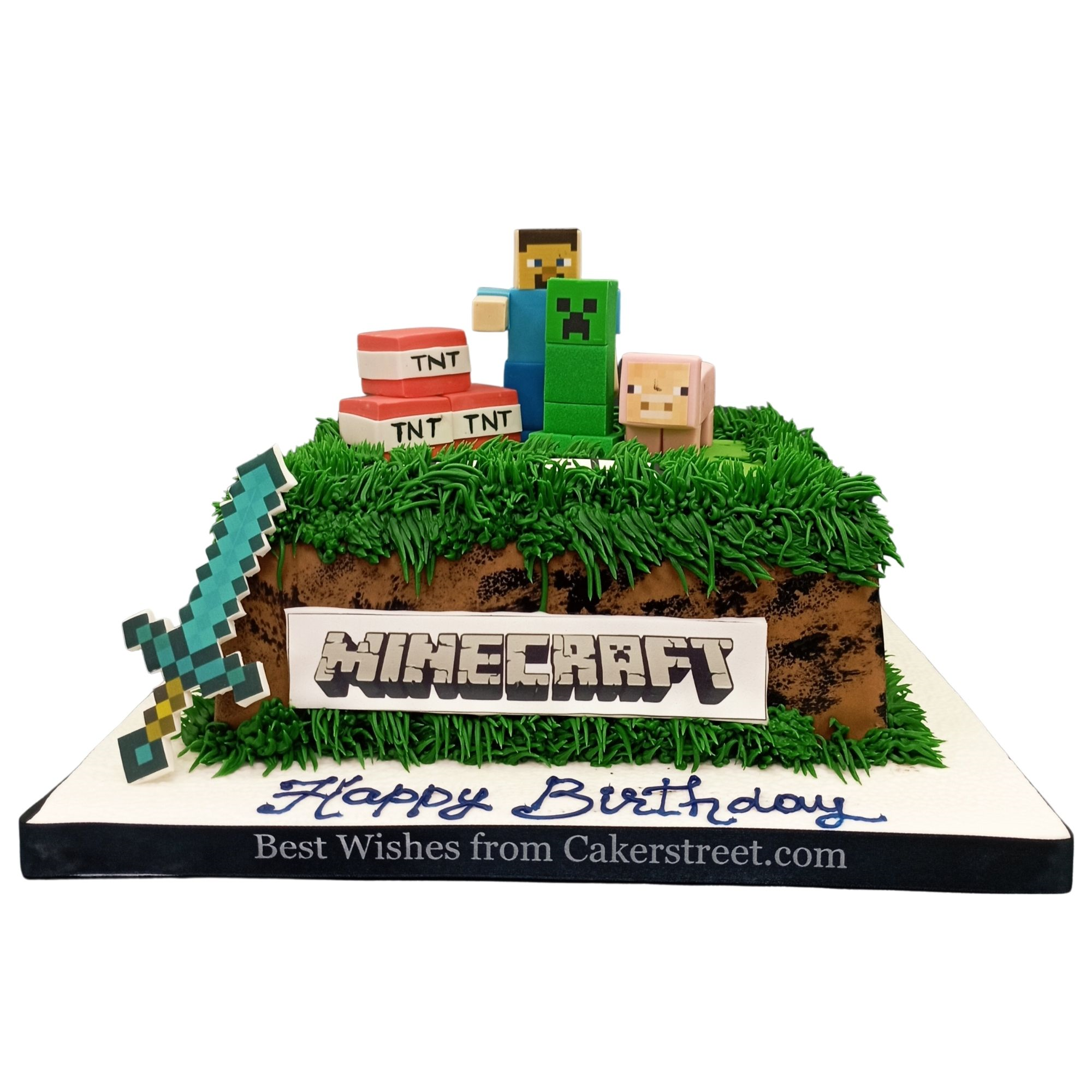 Minecraft Birthday  Cake