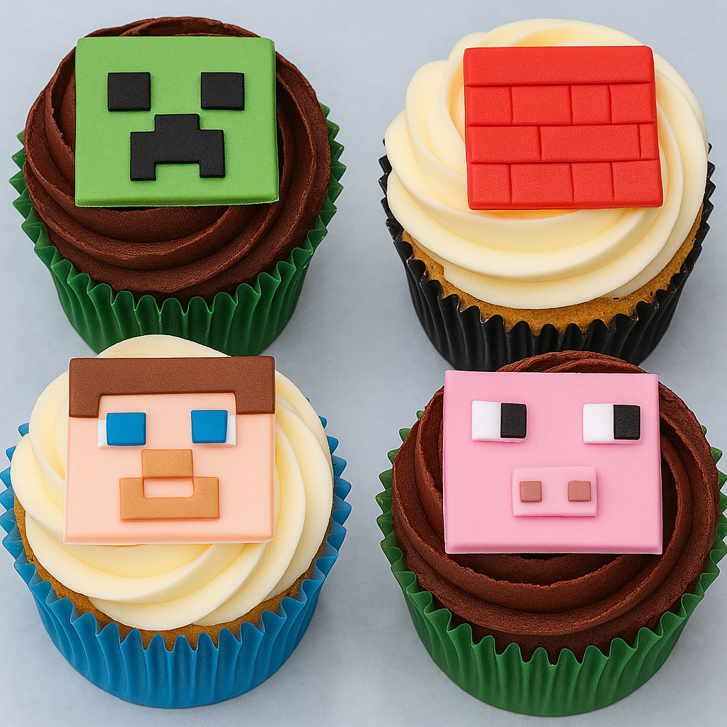 Minecraft Cupcakes