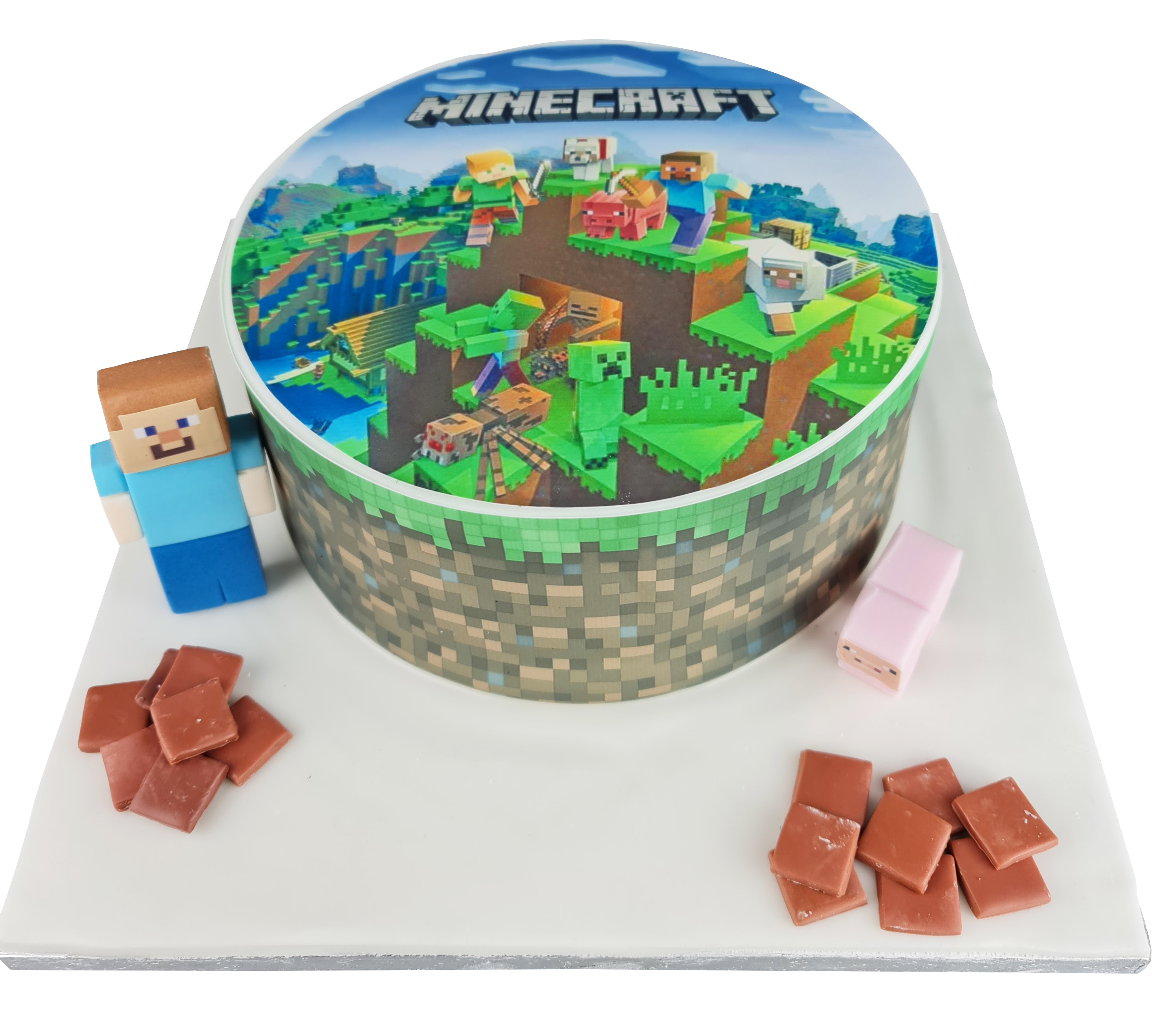 Minecraft Game Cake