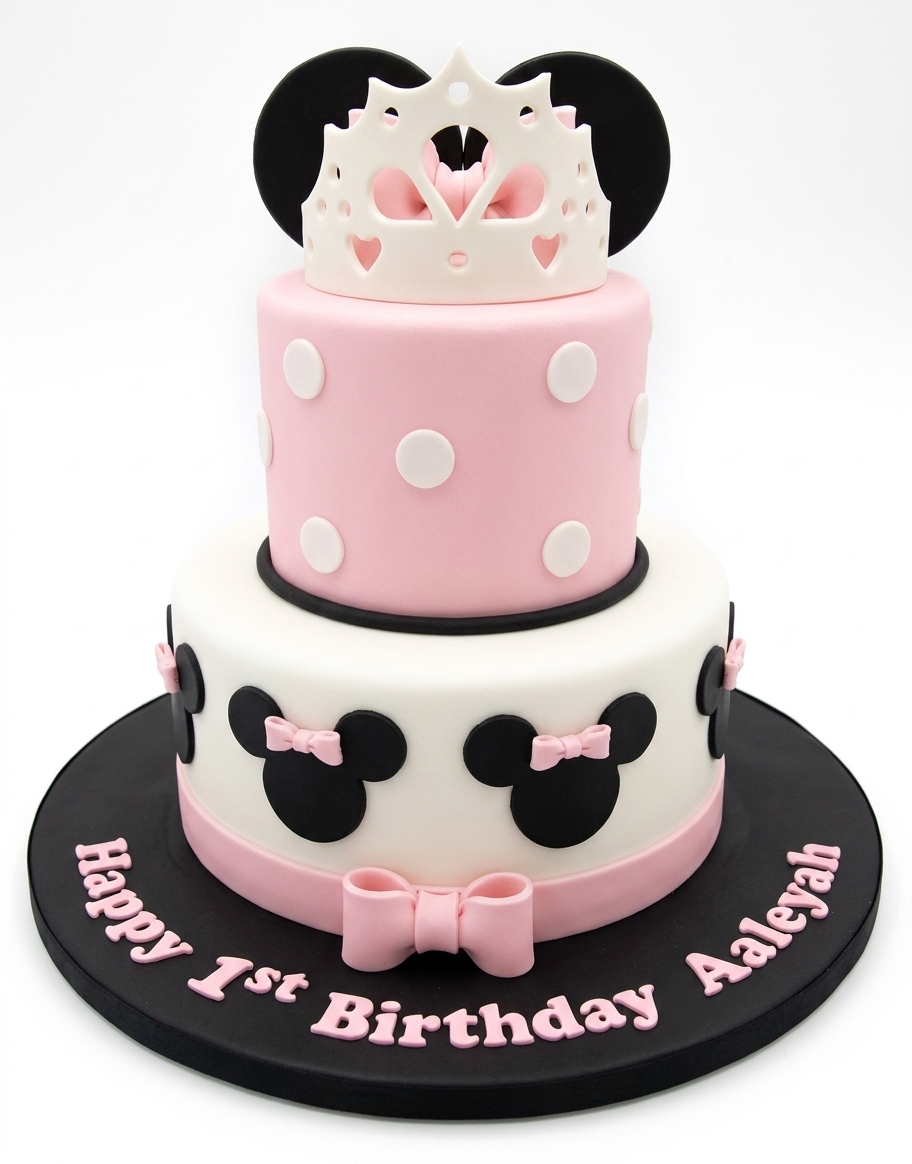 Minnie Mouse Princess Birthday Cake