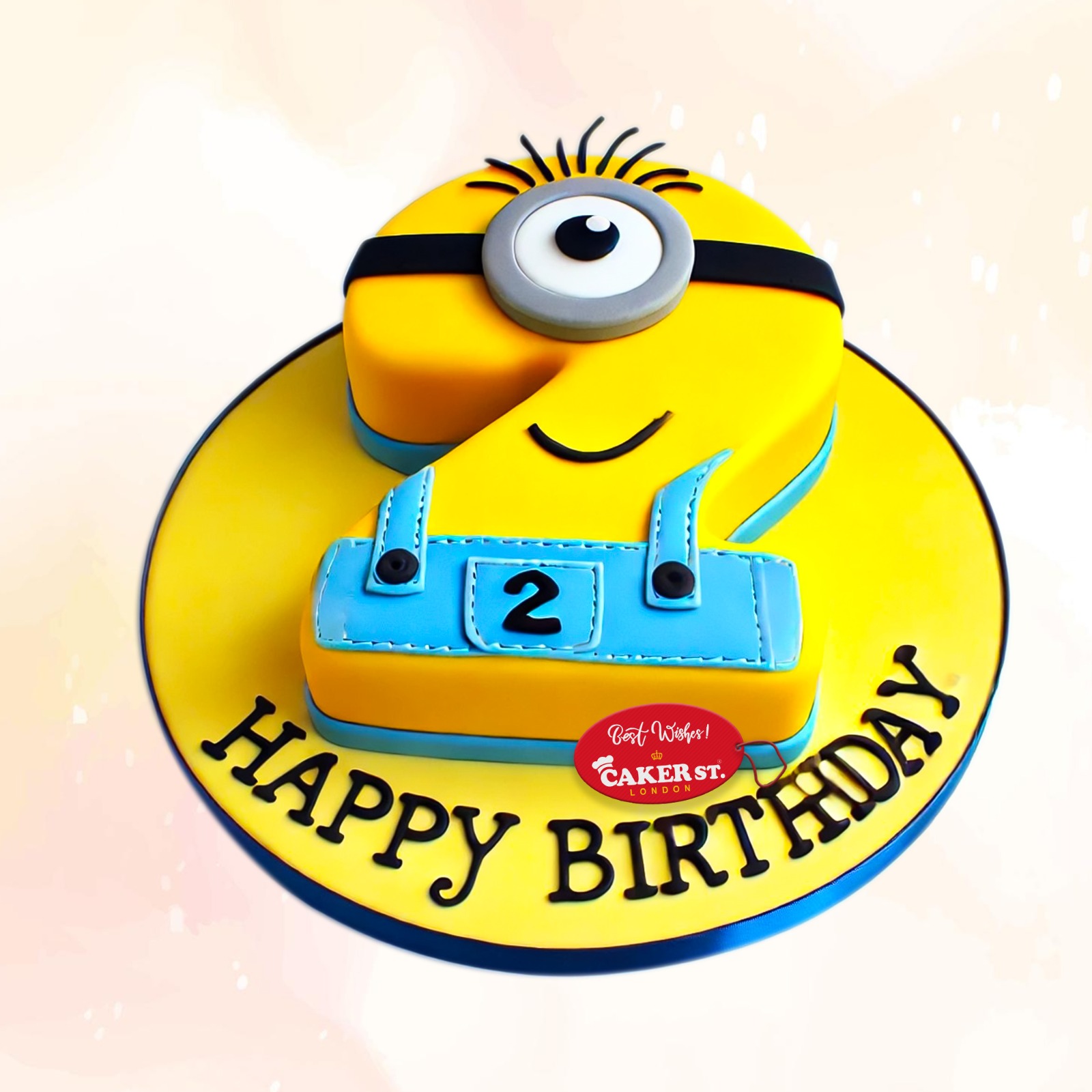 Minion 2nd Birthday Cake For Boys 