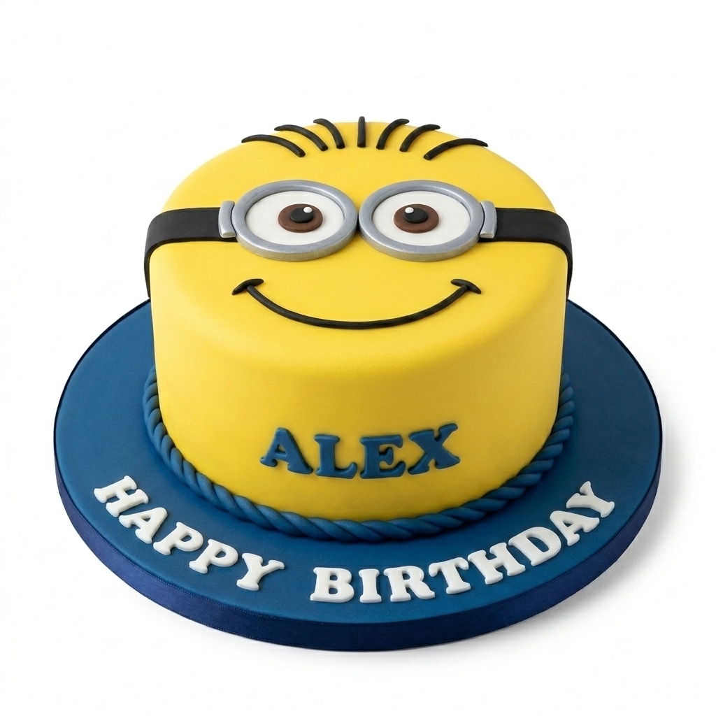Minion Birthday Cake