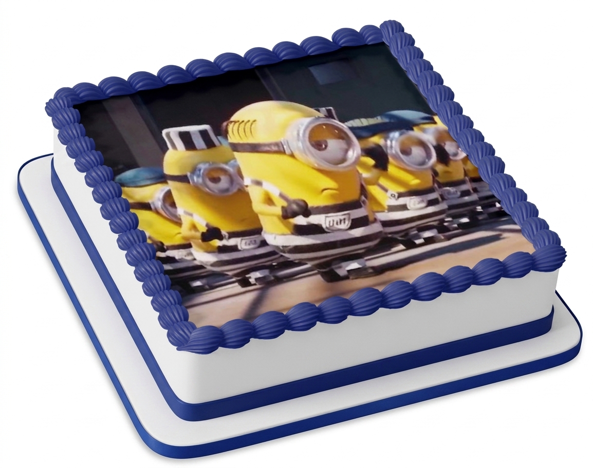 Minions Theme Birthday Cake