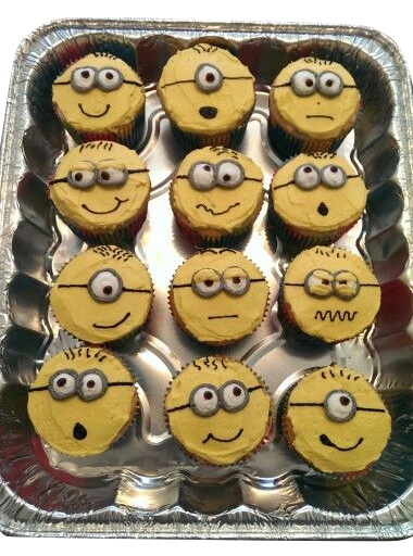 Minion Theme Cupcakes