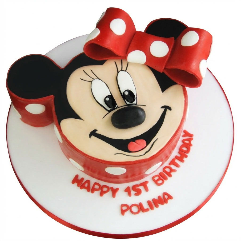 Minnie Mouse Birthday Cake