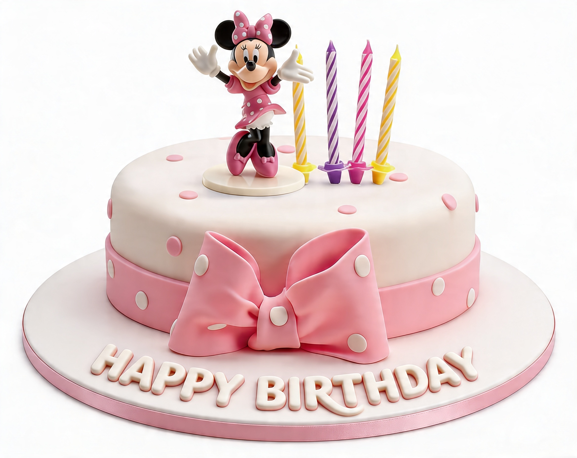 Minnie Mouse Birthday Cake for Girls